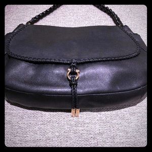 Salvatore Ferragamo black shoulder handbag